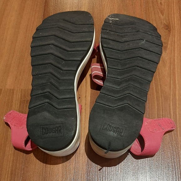 Pink Wedge Sandals - Picture 4 of 4